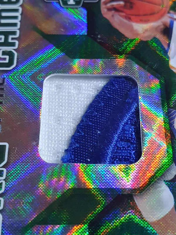 2015 Totally Certified Stephen Curry #PATCH GREEN /5 Game Worn 2 Color Jersey