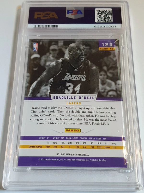 2012 Panini Marquee Shaquille O'Neal #120 - PSA 9 (POP 2)