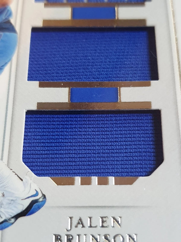 2018 Panini National Treasures Jalen Brunson Rookie #PATCH /99 Triple RC Jerseys
