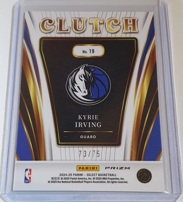 2024 Panini Select Kyrie Irving #19 BLUE /75 Holo Clutch - Ready to Grade