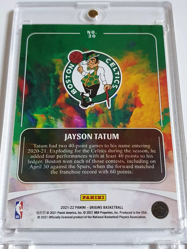 2021 Panini Origins Jayson Tatum #20 BLUE /99 Edition - Rare