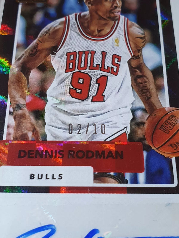2017 Panini Donruss Dennis Rodman #AUTO GOLD /10 Hall Dominator - Ready to Grade