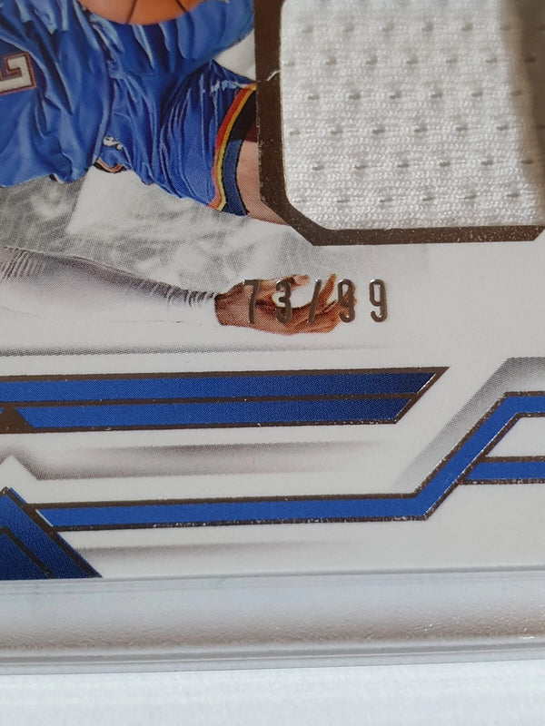 2023 National Treasures Shai Gilgeous-Alexander #PATCH /99 Game Worn Jersey