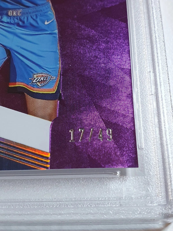 2022 Donruss Elite Jalen Williams Rookie #213 PURPLE /49 Holo RC - PSA 9 (POP 2)