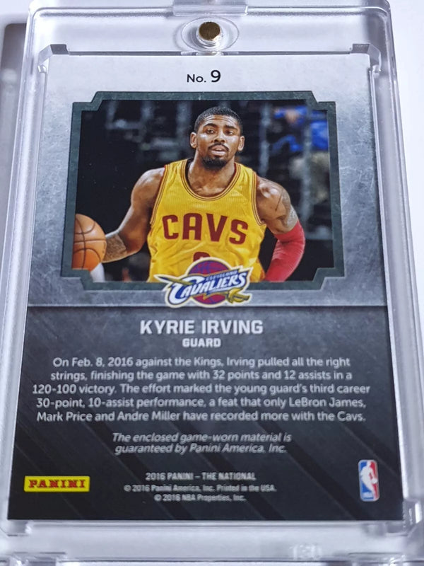 2016 Panini National Kyrie Irving #PATCH Game Worn Jersey - Ready to Grade