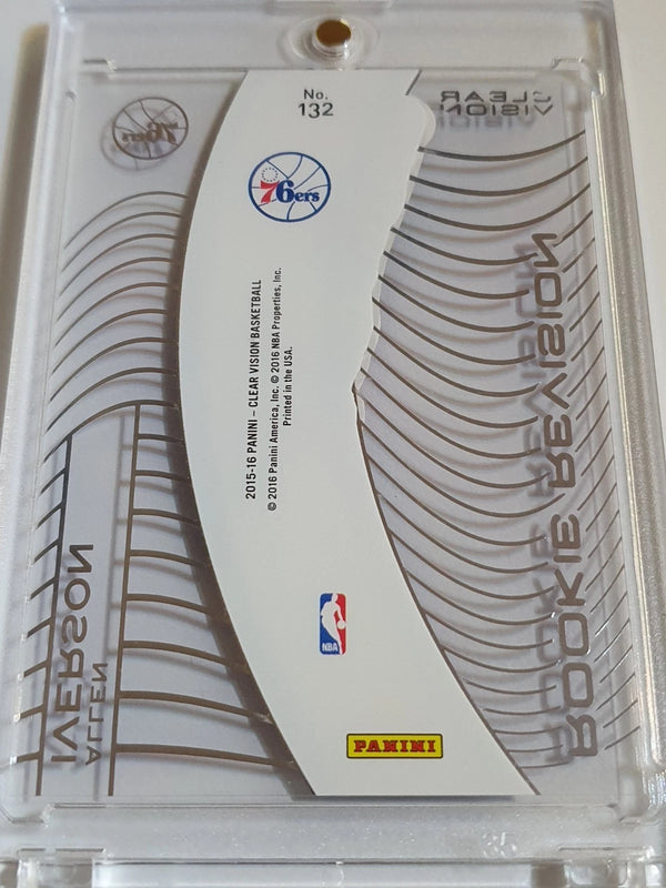2015-16 Panini Clear Vision Allen Iverson #132 ACETATE BLUE /149 Foil - Rare