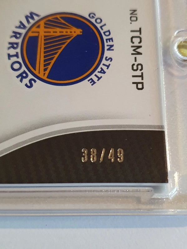 2024 Totally Certified Stephen Curry #PATCH BLUE MIRROR /49 Game Jersey - Rare