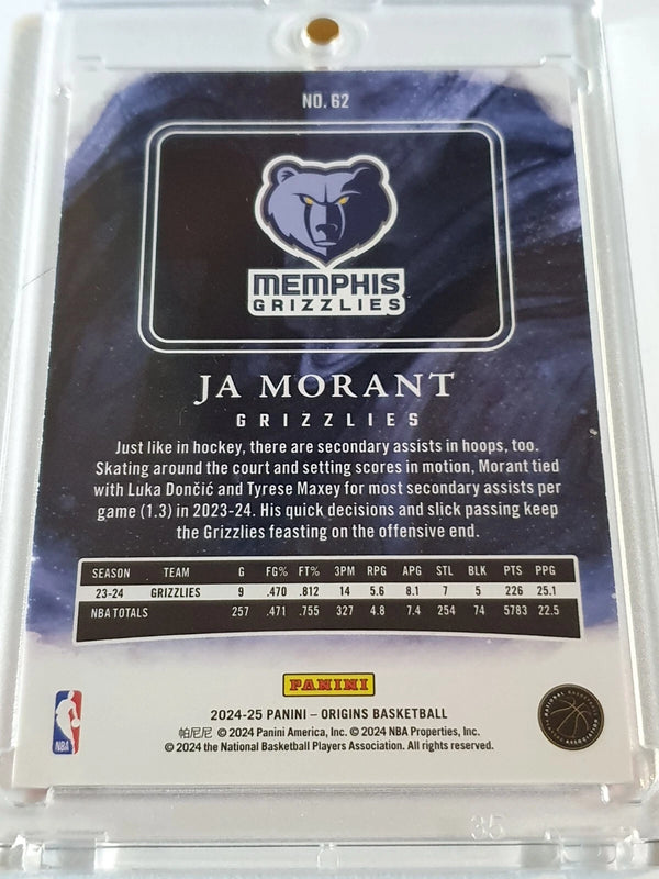 2023 Panini Origins Ja Morant #62 ORANGE /75 Edition - Ready for Grading