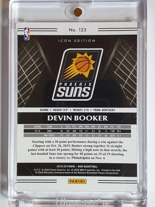 2019 Panini Noir Devin Booker #123 ICON Edition /99 - Ready to Grade
