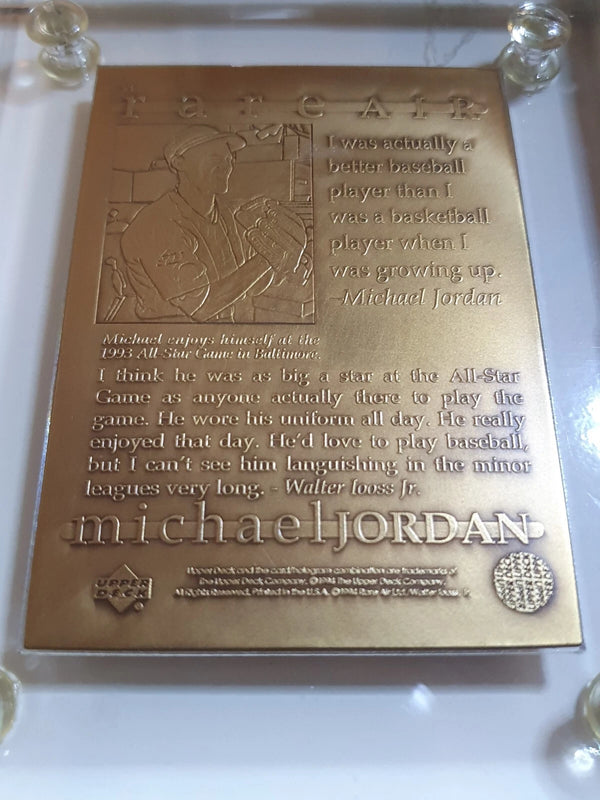 1994 Upper Deck Michael Jordan BRONZE CARD /5000 Highland Mint - With COA