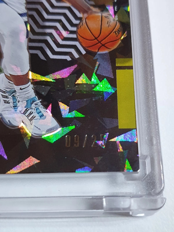 Panini National Anthony Edwards Rookie #PATCH CRACKED ICE /25 Jersey RC