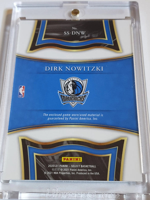 2020 Panini Select Dirk Nowitzki #PATCH Game Worn Jersey - Ready to Grade