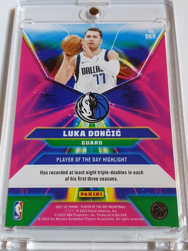2021 Panini Luka Doncic #BK9 COLOR MATRIX /99 Prizm SP Player of the Day - Rare