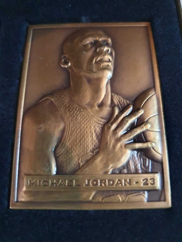 1996 Upper Deck Highland Mint Michael Jordan BRONZE Mini Card Set /5000 With COA