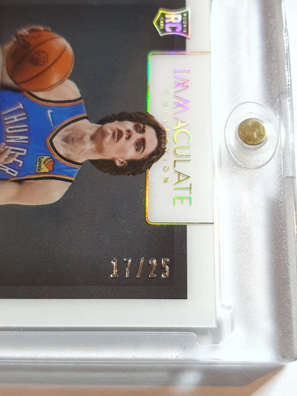 2021 Immaculate Josh Giddey Rookie #PATCH /25 Jumbo 3 Color Jersey - Rare