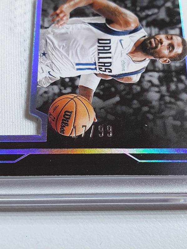 2023 Panini Noir Kyrie Irving #PATCH /99 Game Worn Jumbo Jersey - Rare