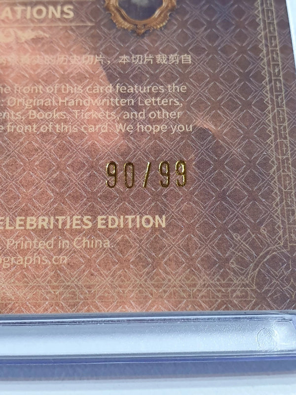 2024 Eternal Isaac Newton Leonardo da Vinci #RELICS /99 Dual Relics - Sealed