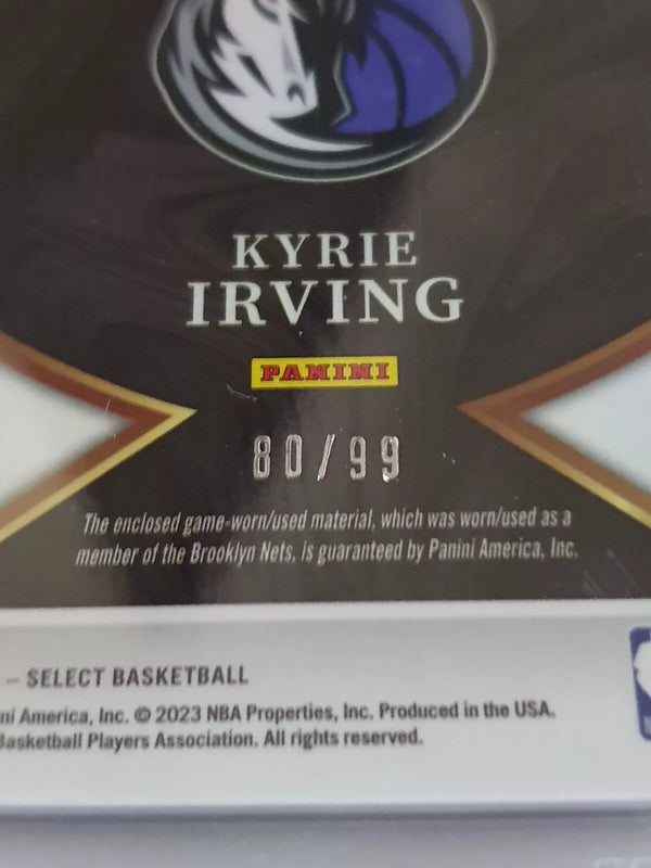 2022 Panini Select Kyrie Irving #PATCH PURPLE /99 Game Worn Jersey - Rare