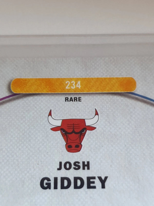 2025 Topps Finest Josh Giddey #234 RARE SKY BLUE /150 Refractor (Bulls) - Rare