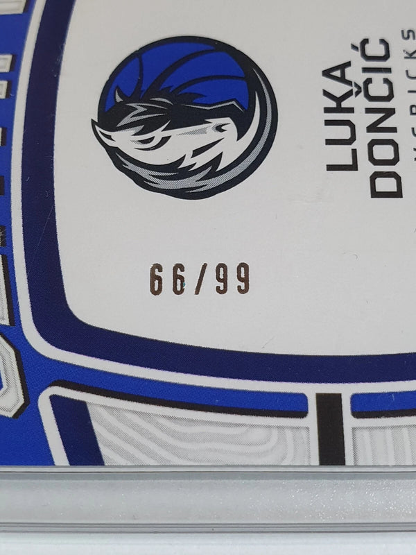 2024 Totally Certified Luka Doncic #PATCH SILVER /99 Game Worn Jersey - Rare