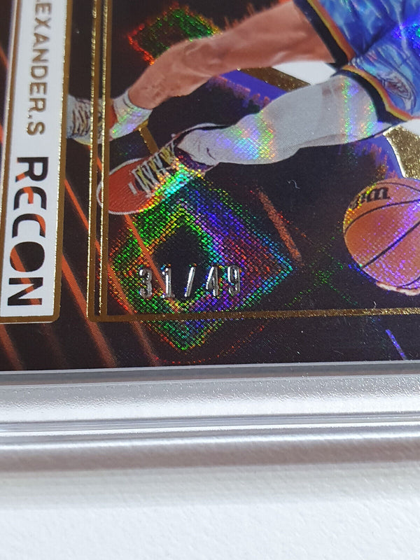 2023 Panini Recon Shai Gilgeous-Alexander #178 EFFECT /49 Holo - Ready to Grade