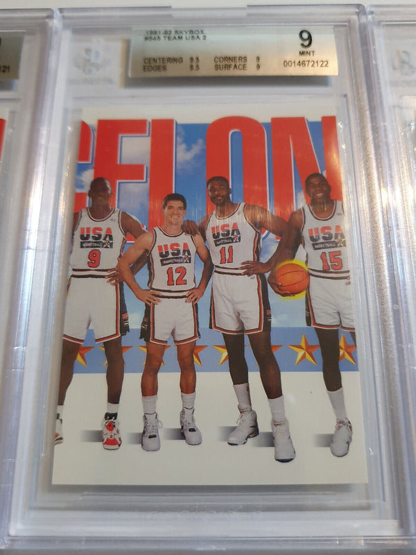 1992 SkyBox USA Basketball 3-PC SET 