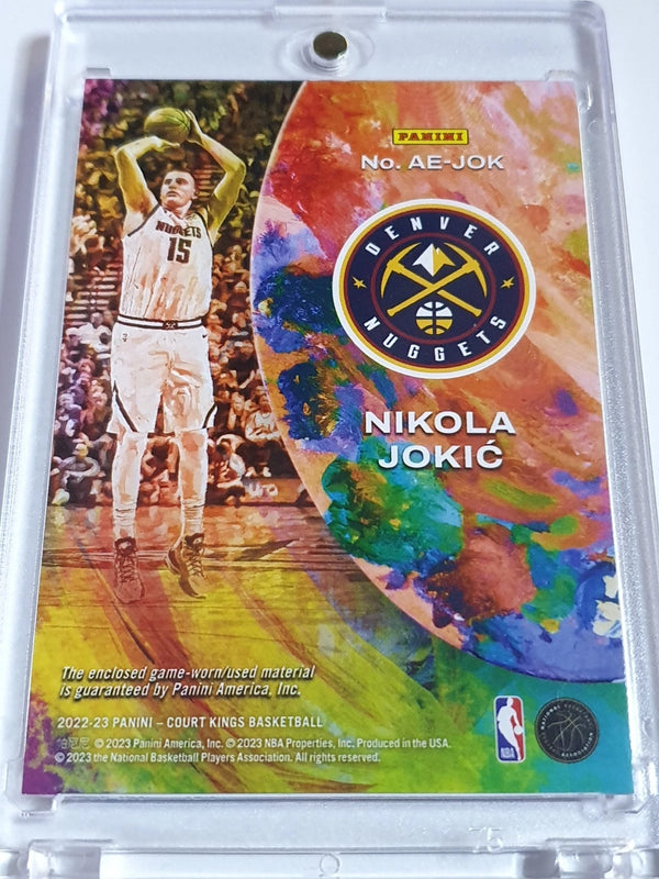2022 Panini Court Kings Nikola Jokic #PATCH Game Worn Jersey - Ready to Grade
