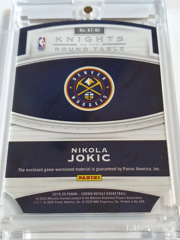 2019 Panini Crown Royale Nikola Jokic #PATCH Game Worn Jersey - Ready to Grade