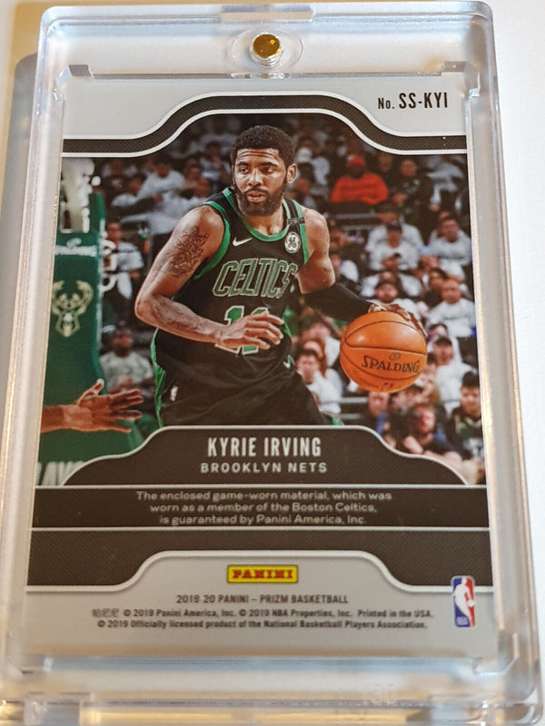 2019 Panini Prizm Kyrie Irving #PATCH Sensational Swatches - Ready for Grading