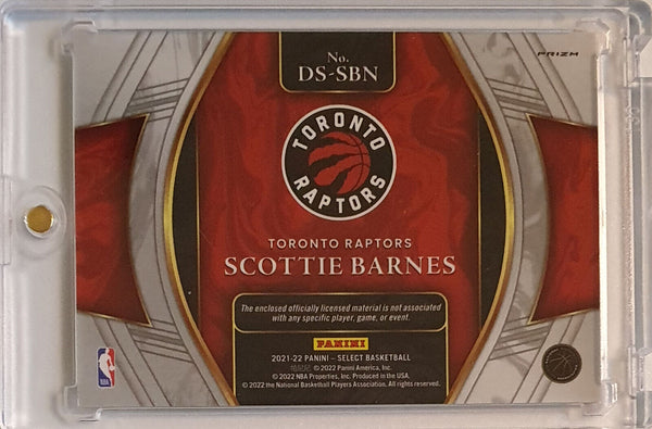 2021 Select Scottie Barnes Rookie #PATCH Holo RC Jersey Patch - Rare