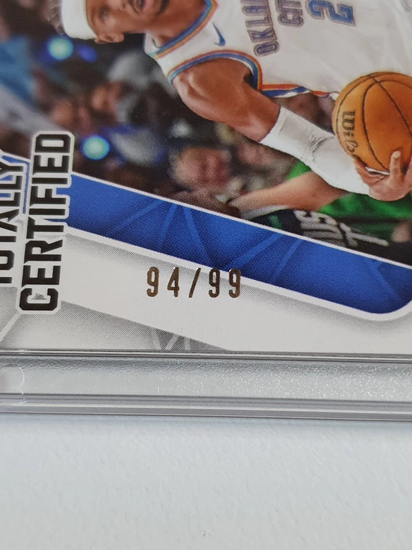 2024 Totally Certified Shai Gilgeous-Alexander #PATCH SILVER /99 Game Jersey