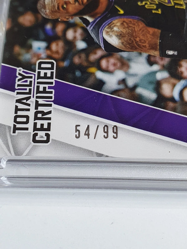 2024 Totally Certified LeBron James #PATCH MIRROR PURPLE /99 Game Worn Jersey