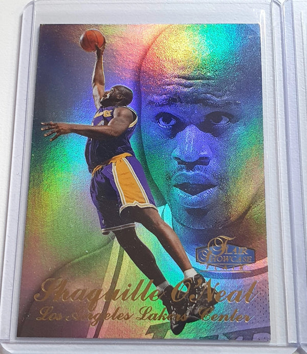 Lot of 2 x Fleer Flair Showcase Showtime Shaquille O'Neal - Ready to Grade