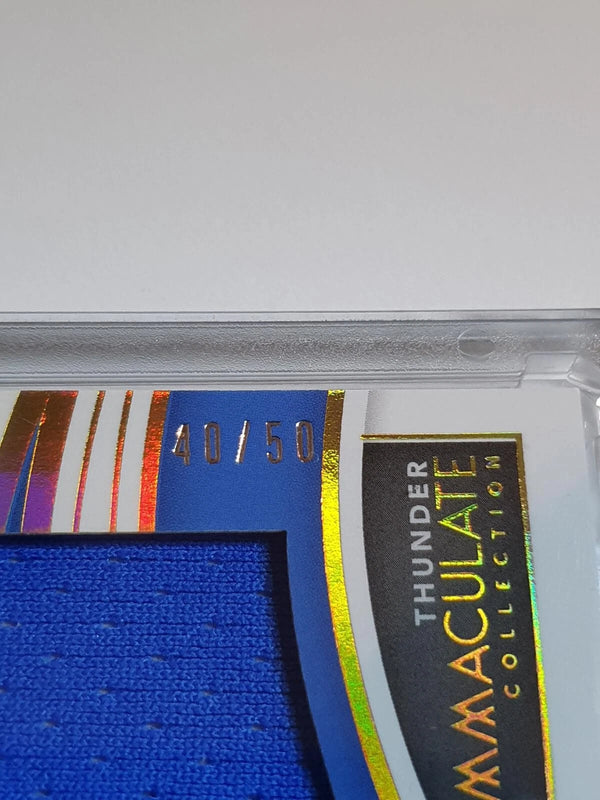 2021 Immaculate Josh Giddey Rookie #PATCH 3 Color Jumbo Jersey /50 - Rare