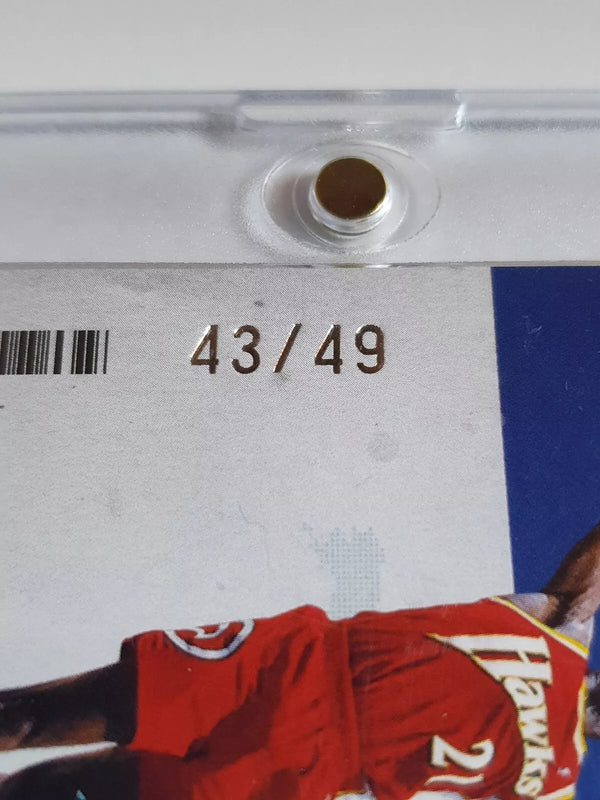 2010 Absolute Memorabilia Dominique Wilkins #PATCH /49 Game Worn Jersey - Rare