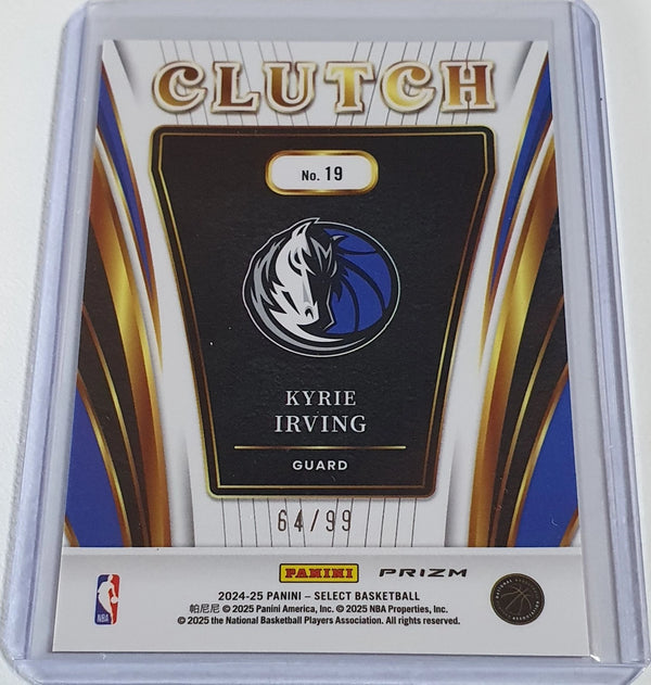 2024 Panini Select Kyrie Irving #19 RED /99 Holo Clutch - Ready to Grade