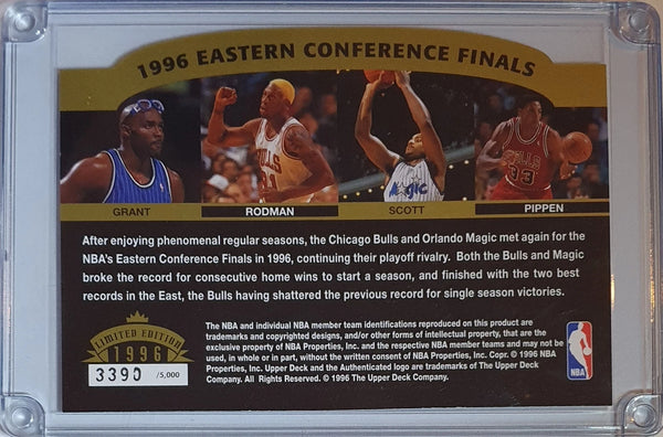 1996 Upper Deck /5000 1996 Eastern Conference Finals - Jordan Pippen Rodman