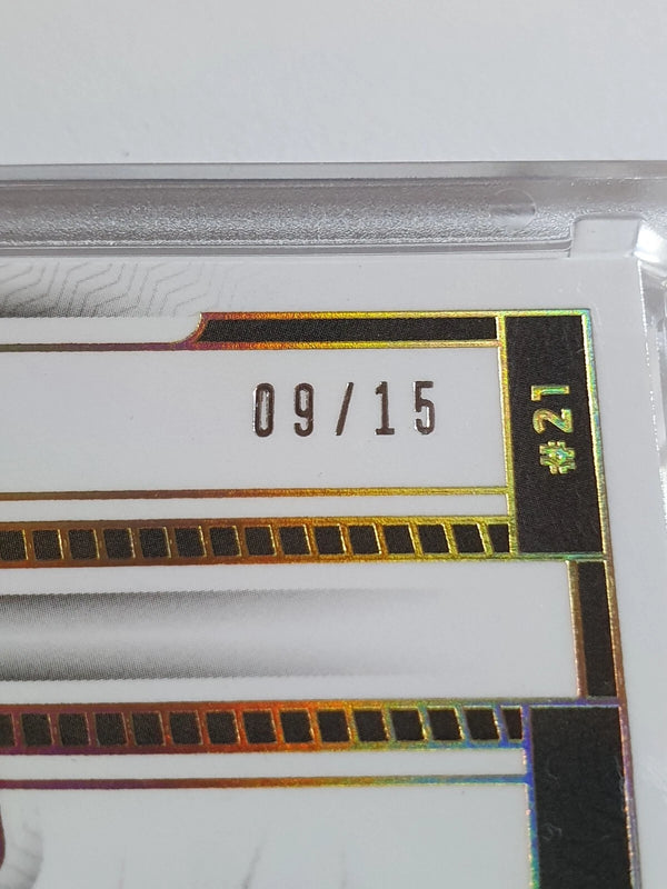 2023 National Treasures Tim Duncan #PATCH PRIME /15 Game Worn Jersey - Rare