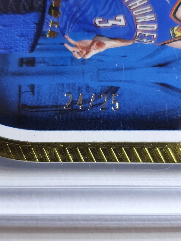 2021 Crown Royale Josh Giddey Rookie PRIME #PATCH /25 GOLD Die Cut - Rare