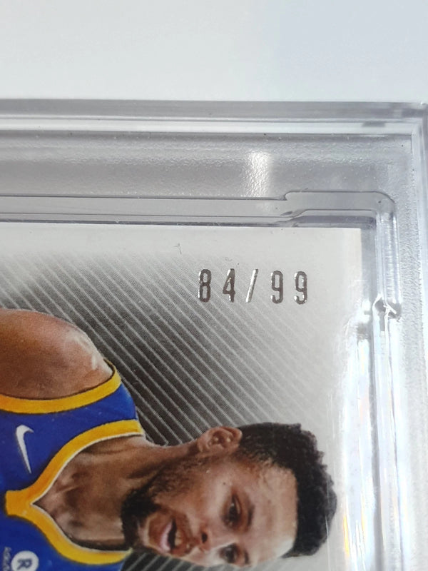2017 National Treasures Stephen Curry #PATCH Game Worn Jersey - PSA 9 (POP 3)
