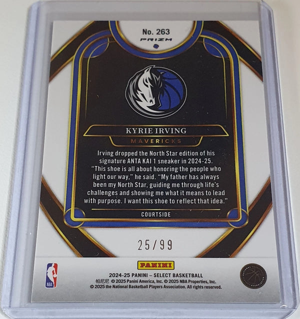 2024 Panini Select Kyrie Irving #263 DISCO LIGHT BLUE /99 Holo - Ready to Grade
