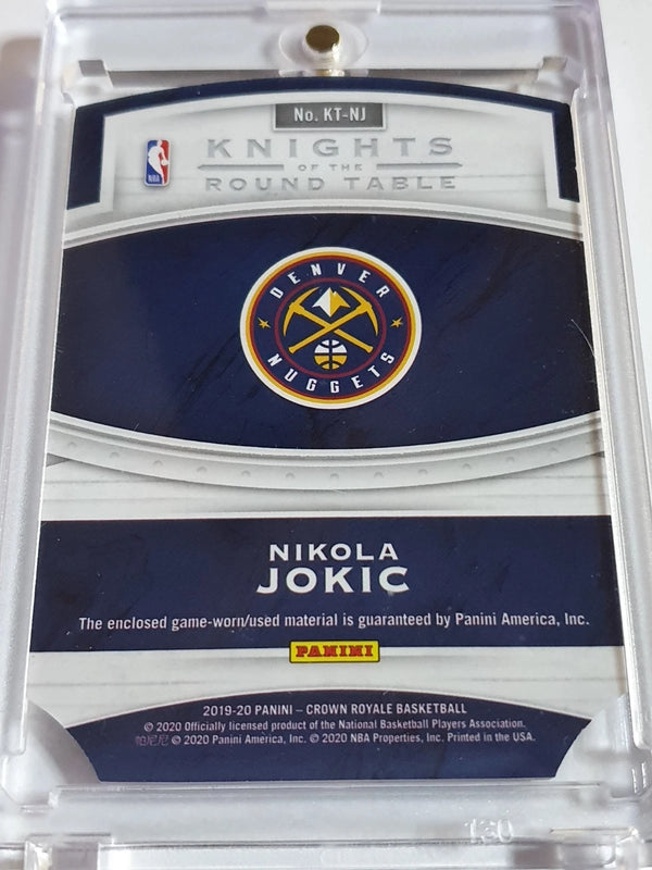 2019 Panini Crown Royale Nikola Jokic #PATCH Game Worn Jersey - Ready to Grade