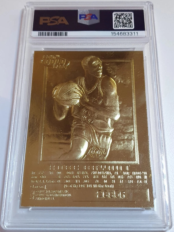 1996 Skybox E-X2000 Kobe Bryant Rookie 23KT GOLD Purple Signature - PSA 8 RC
