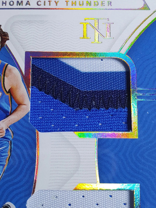 2021 National Treasures Josh Giddey Rookie PRIME #PATCH /25 Dual Jerseys