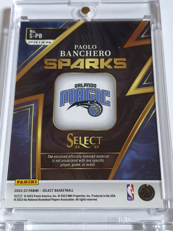 2022 Panini Select Paolo Banchero Rookie #PATCH SILVER Holo Jersey RC - Rare