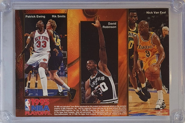 1995 Upper Deck JUMBO /5000 '95 Playoff Heroes Michael Jordan Anfernee Hardaway