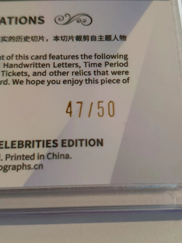 2024 Eternal Joan of Arc #RELICS SILVER Holo /50 History Relic - Factory Sealed