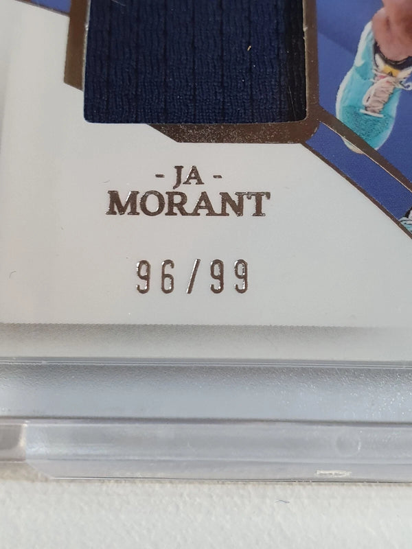 2023 Panini Immaculate Ja Morant #PATCH /99 Game Worn Jersey - Ready to Grade
