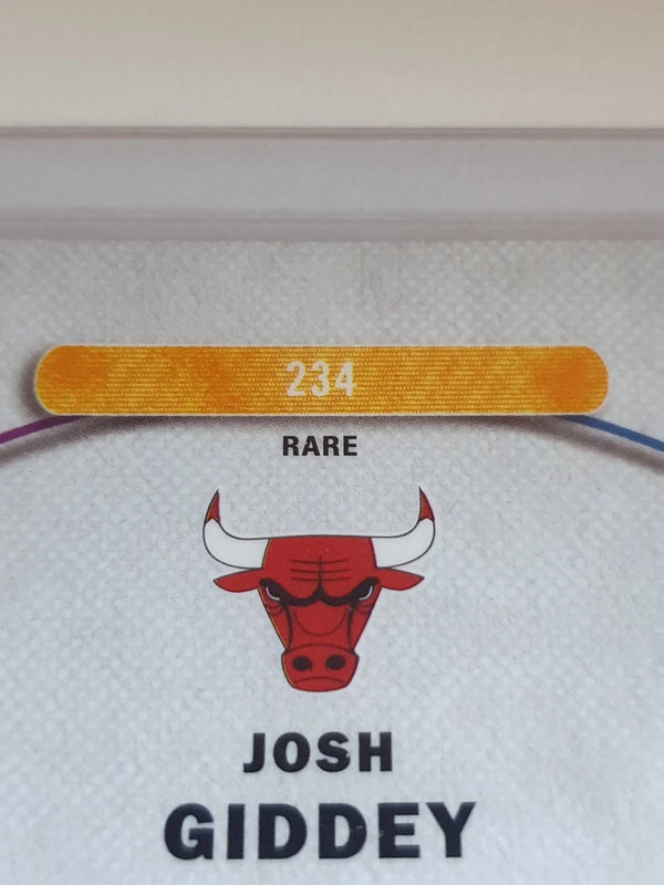 2025 Topps Finest Josh Giddey #234 RARE PURPLE X-FRACTOR /75 (Bulls) - Rare
