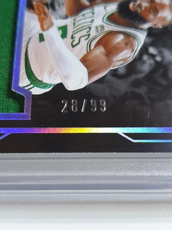 2023 Panini Noir Jaylen Brown #PATCH /99 Game Worn Jumbo Jersey - Rare